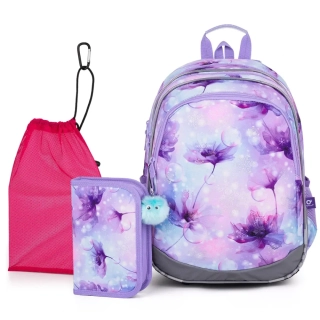Školní batoh Ledové království Topgal ELLY 24050 SET MEDIUM