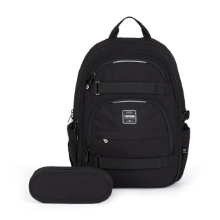 Studentský batoh Black Topgal VIKI 24032 SET STUDENT