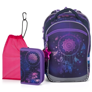 Školní batoh Lapač snů Topgal COCO 25006 SET MEDIUM