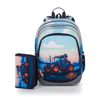 Školní batoh Traktor Topgal ELLY 25015 SET SMALL