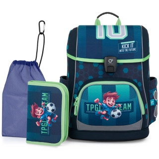 Lehká aktovka Fotbal Topgal AIRA 25011 SET MEDIUM